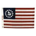 Medida 24 x 36 in. Sewn US Yacht Ensign Flag ME3680879